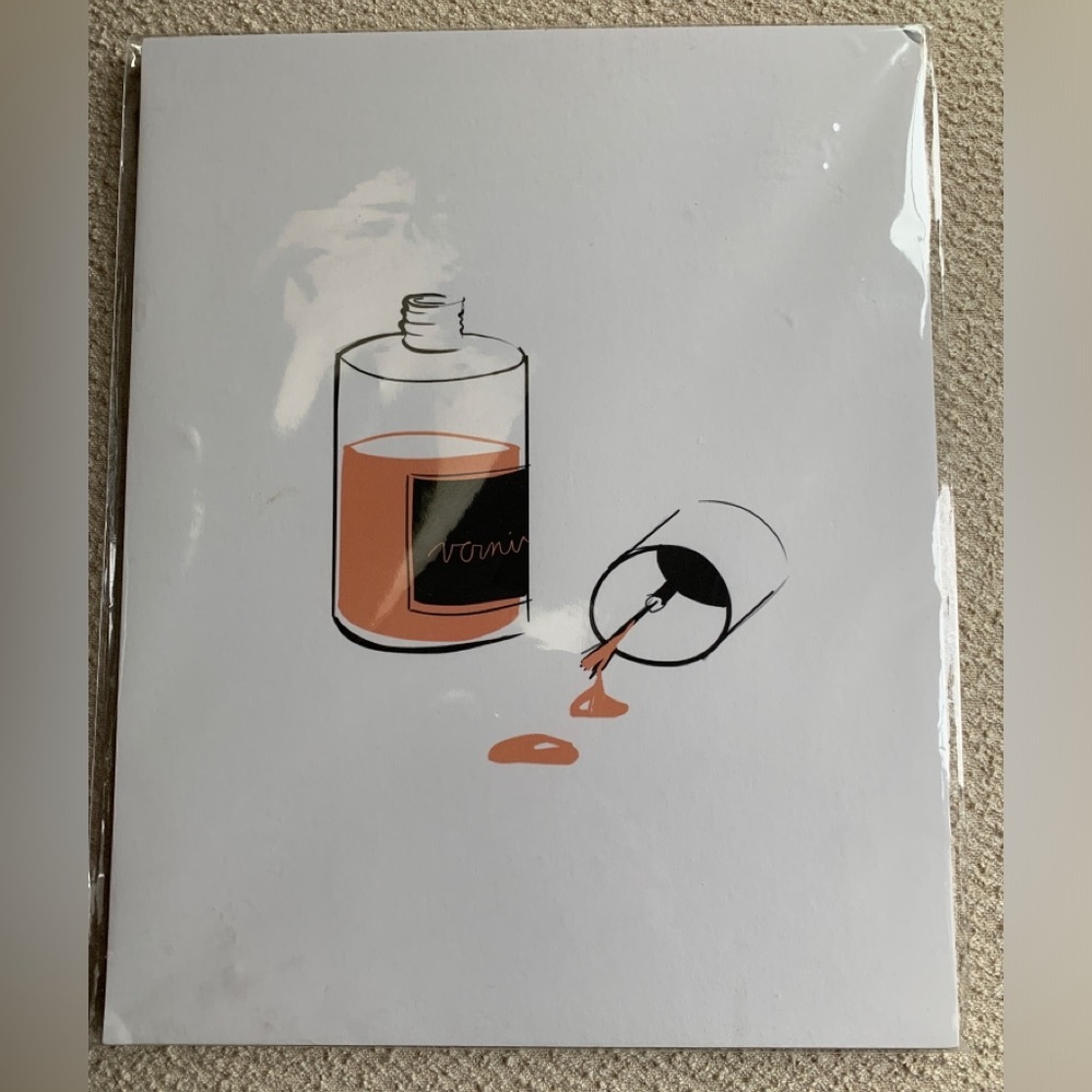Garance Dori Nail Polish Illustration Print 8X10 New